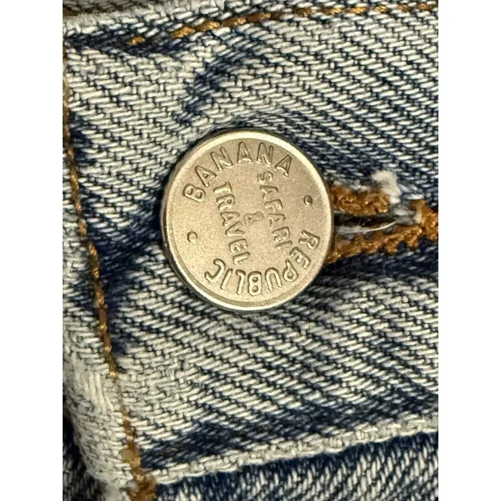 Vintage Banana Republic Safari & Travel Denim Jeans Men's 34x34 Made in USA